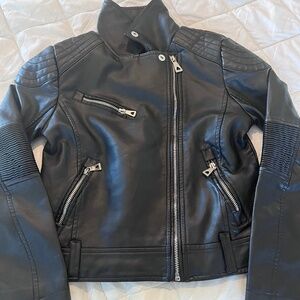 Kids pleather jacket (sz 10/12)
